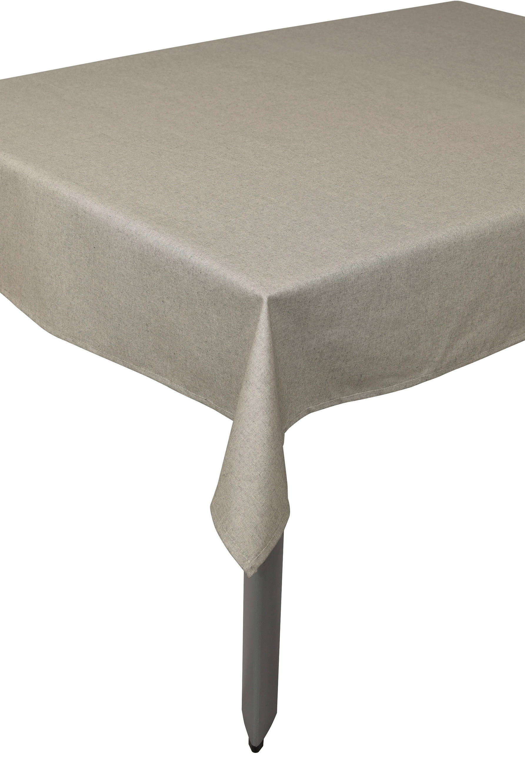 TISCHDECKE 140/260 cm  - Grau, Basics, Textil (140/260cm)