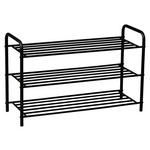 SCHUHREGAL 80/51/30 cm  - Schwarz, Design, Metall (80/51/30cm) - Xora