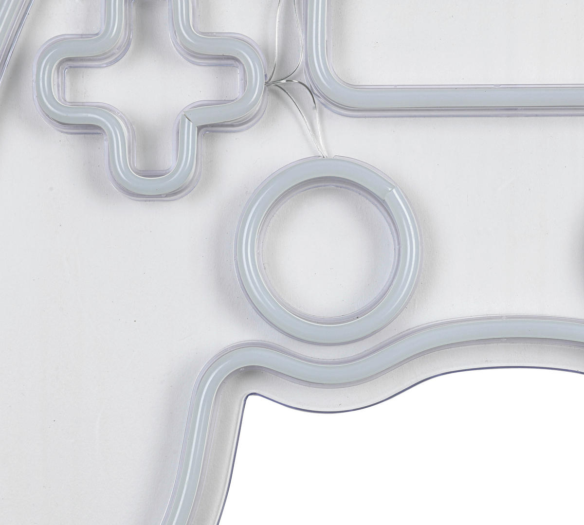 LED FALILÁMPA - áttetsző/fehér, Trend, műanyag (40/25/1,3cm) - Boxxx