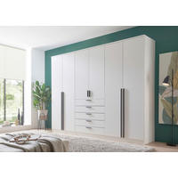 KLEIDERSCHRANK  in Weiß  - Schwarz/Weiß, KONVENTIONELL, Holzwerkstoff/Kunststoff (270/210/52cm) - Carryhome