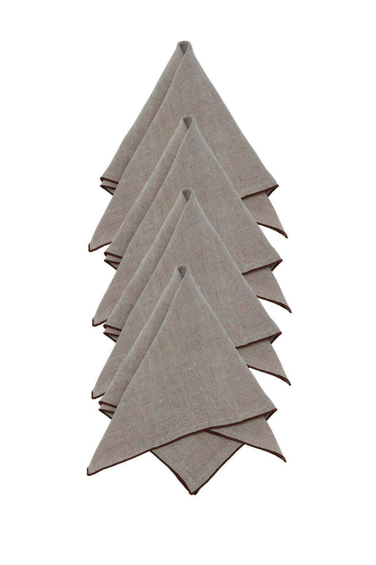 STOFFSERVIETTE  45/45 cm   - Braun, Basics, Textil (45/45cm)