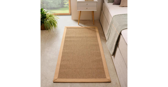 FLACHWEBETEPPICH 80/150 cm Chronos  - Beige/Naturfarben, KONVENTIONELL, Naturmaterialien/Textil (80/150cm) - Linea Natura