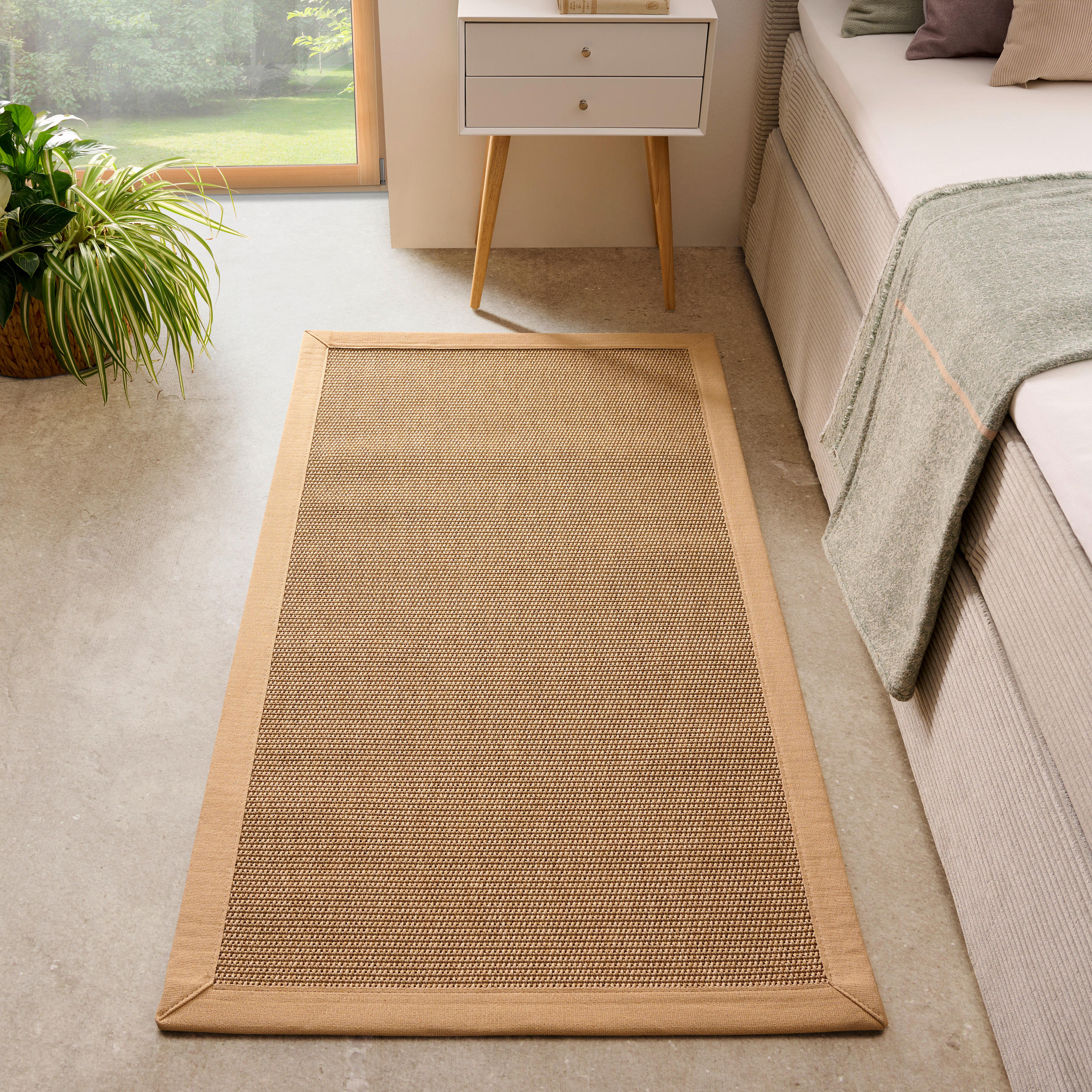 FLACHWEBETEPPICH 80/150 cm Chronos Naturfarben, Beige  - Beige/Naturfarben, KONVENTIONELL, Naturmaterialien/Textil (80/150cm) - Linea Natura