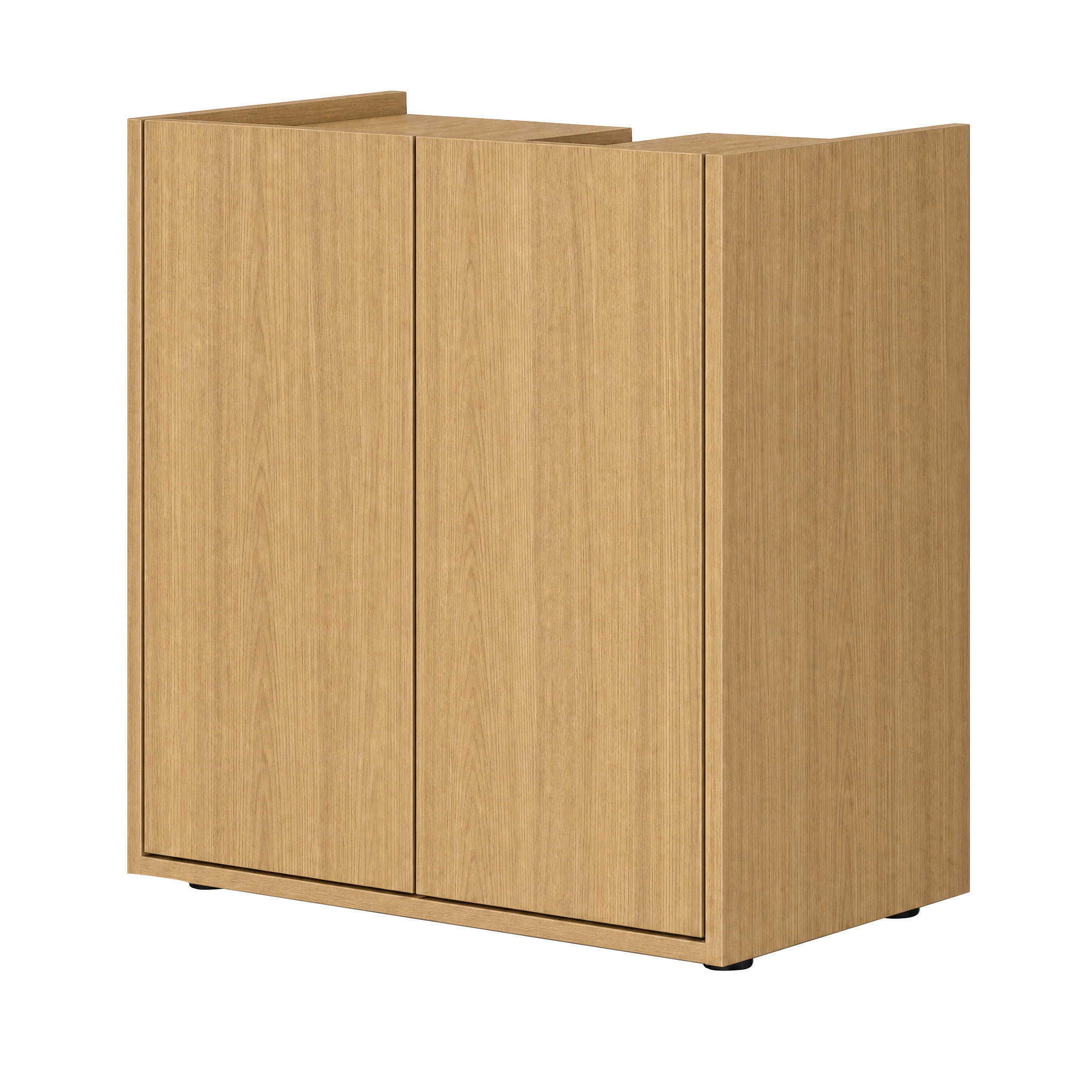 WASCHBECKENUNTERSCHRANK 60/62/35 cm  - Eichefarben/Schwarz, Trend, Holzwerkstoff/Kunststoff (60/62/35cm) - MID.YOU