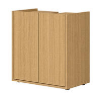 WASCHBECKENUNTERSCHRANK 60/62/35 cm  - Eichefarben/Schwarz, Trend, Holzwerkstoff/Kunststoff (60/62/35cm) - MID.YOU