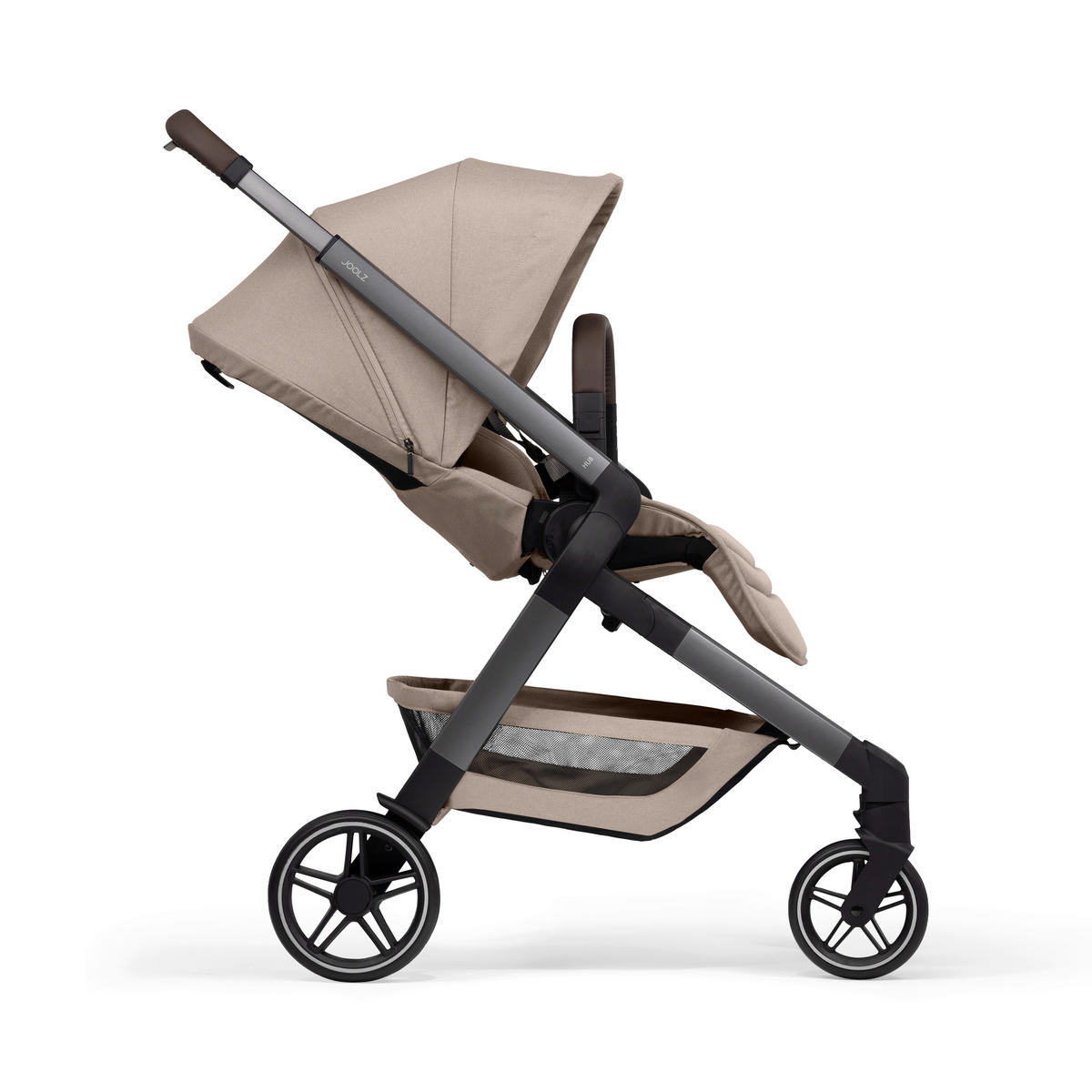 KINDERWAGEN  Hub2  Sandy Taupe  - Taupe, Basics, Textil (102/52,5/93cm) - Joolz