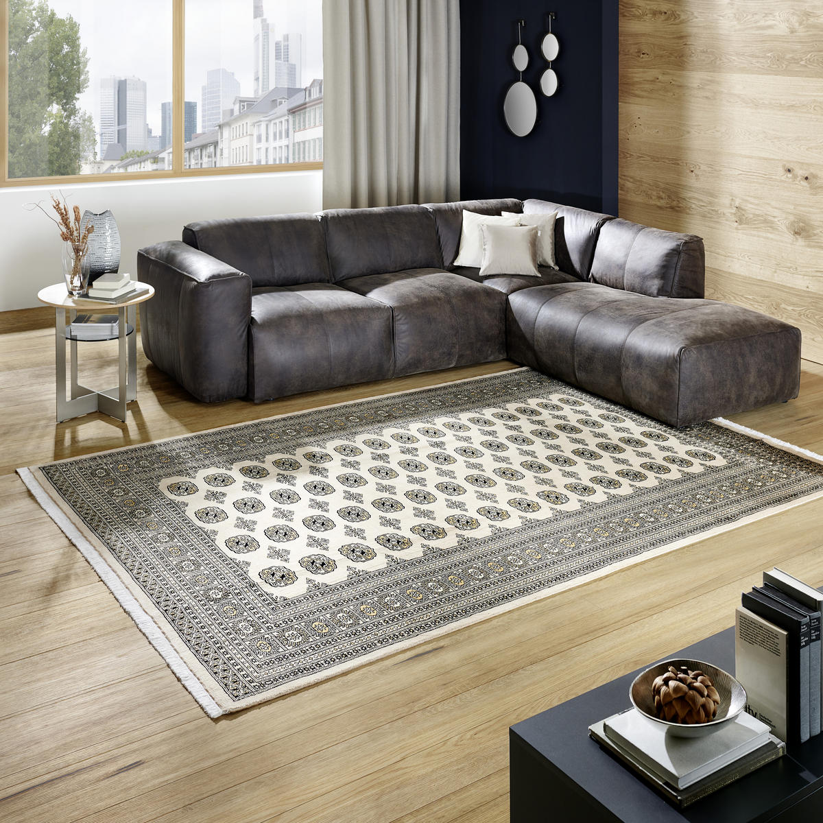 ORIENTTEPPICH 80/200 cm Bochara Premium CR.  - Beige, Lifestyle, Textil (80/200cm) - Cazaris