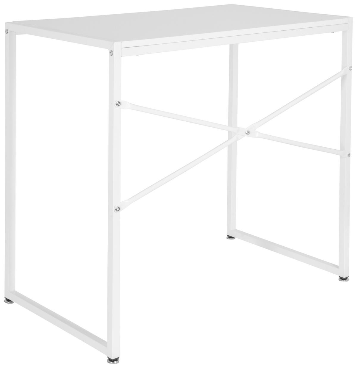 PSACÍ STŮL, bílá, 78/46/76 cm - bílá, Moderní, kov/kompozitní dřevo (78/46/76cm) - MID.YOU