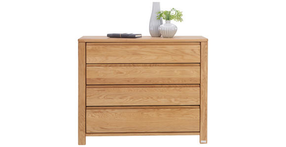 KOMMODE  in 105/86/45 cm  - Wildeiche, Natur, Holz (105/86/45cm) - Linea Natura