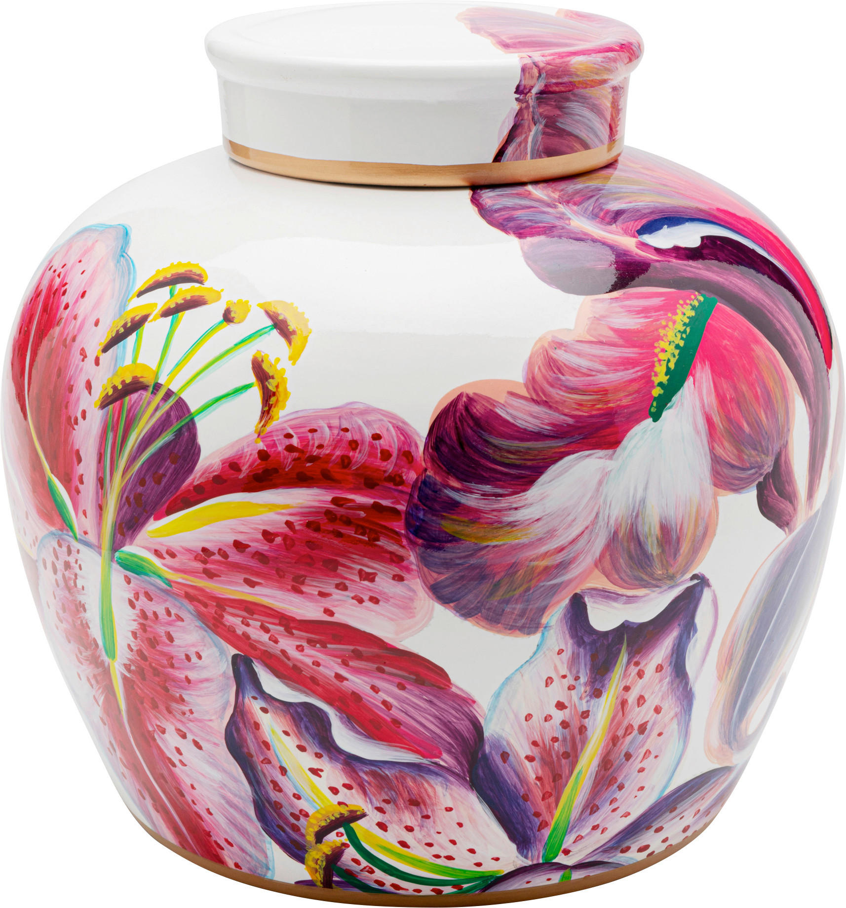 DEKODOSE - Gelb/Lila, Design, Keramik (27/28/27cm) - Kare-Design