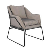 STUHL  in Stahl Velours  - Schwarz/Grau, Design, Textil/Metall (71/81/66cm) - MID.YOU