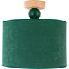 DECKENLEUCHTE  30/30 cm    - Waldgrün, Basics, Holz (30/30cm)