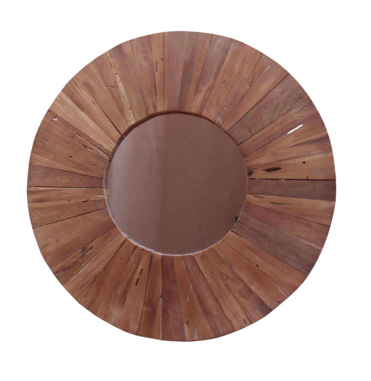 Livetastic Wandspiegel Natur 65x65x4 cm