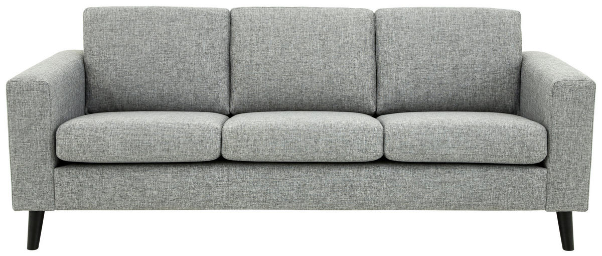 SOFFA i grå  - svart/grå, Design, trä/textil (214/86/84cm) - Best Price
