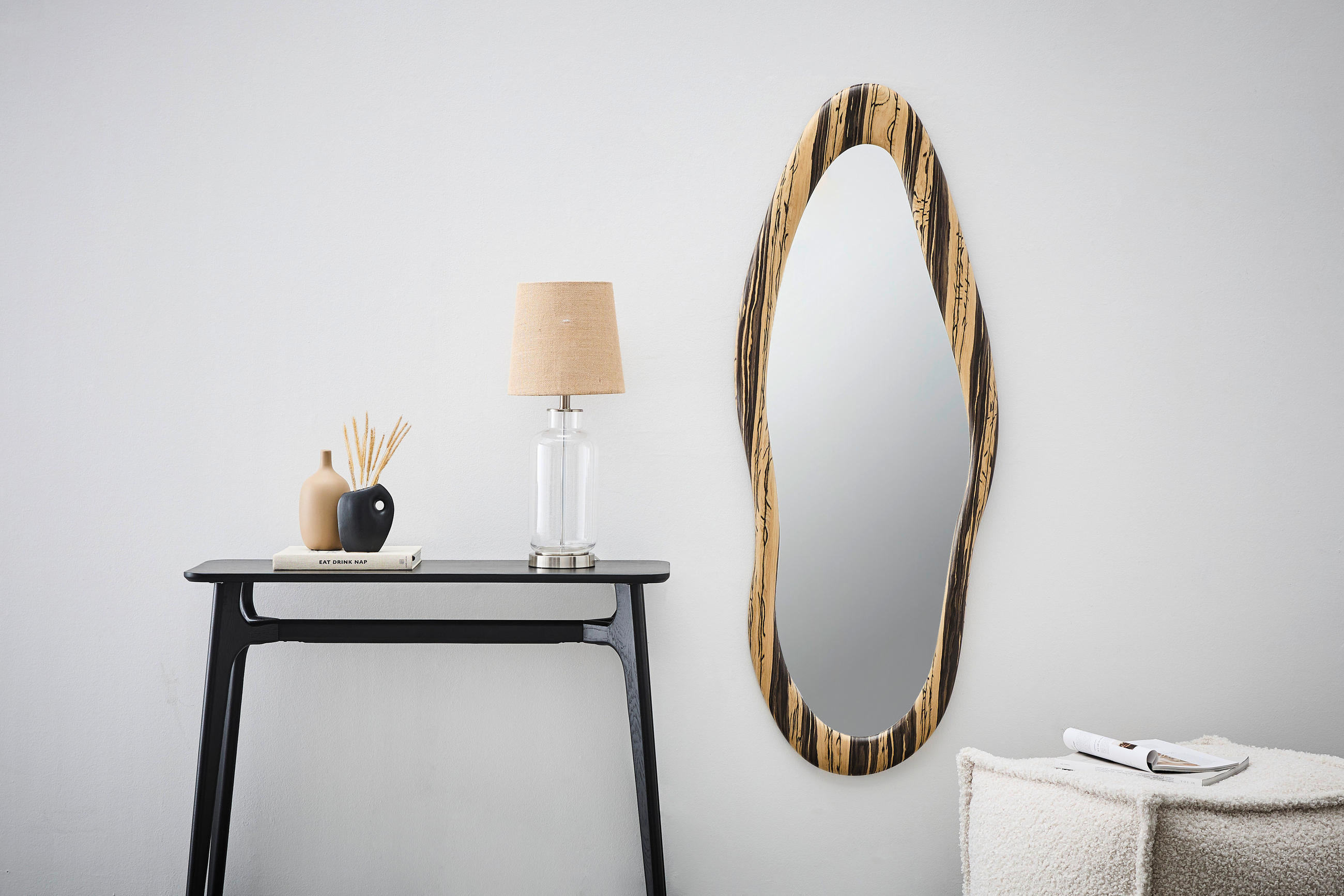WANDSPIEGEL 60/150/2,7 cm  - Braun, Lifestyle, Glas/Holzwerkstoff (60/150/2,7cm) - Xora