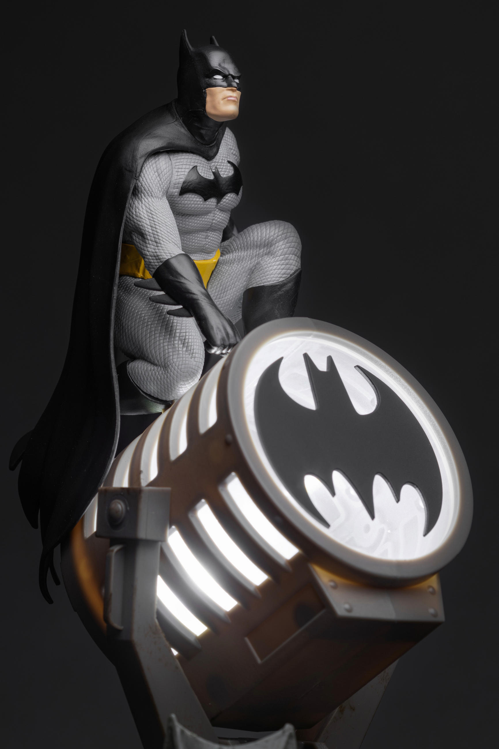 LED-DEKOLEUCHTE Batman 23.5/18.4/28 cm   - Schwarz/Weiß, Basics, Kunststoff (23.5/18.4/28cm) - DC