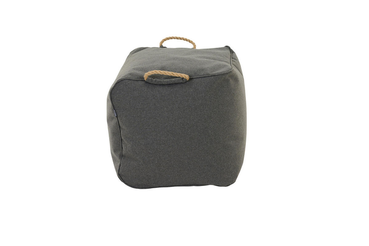 GARTENHOCKER  - Grau, MODERN, Kunststoff (48/46/46cm) - Siena Garden