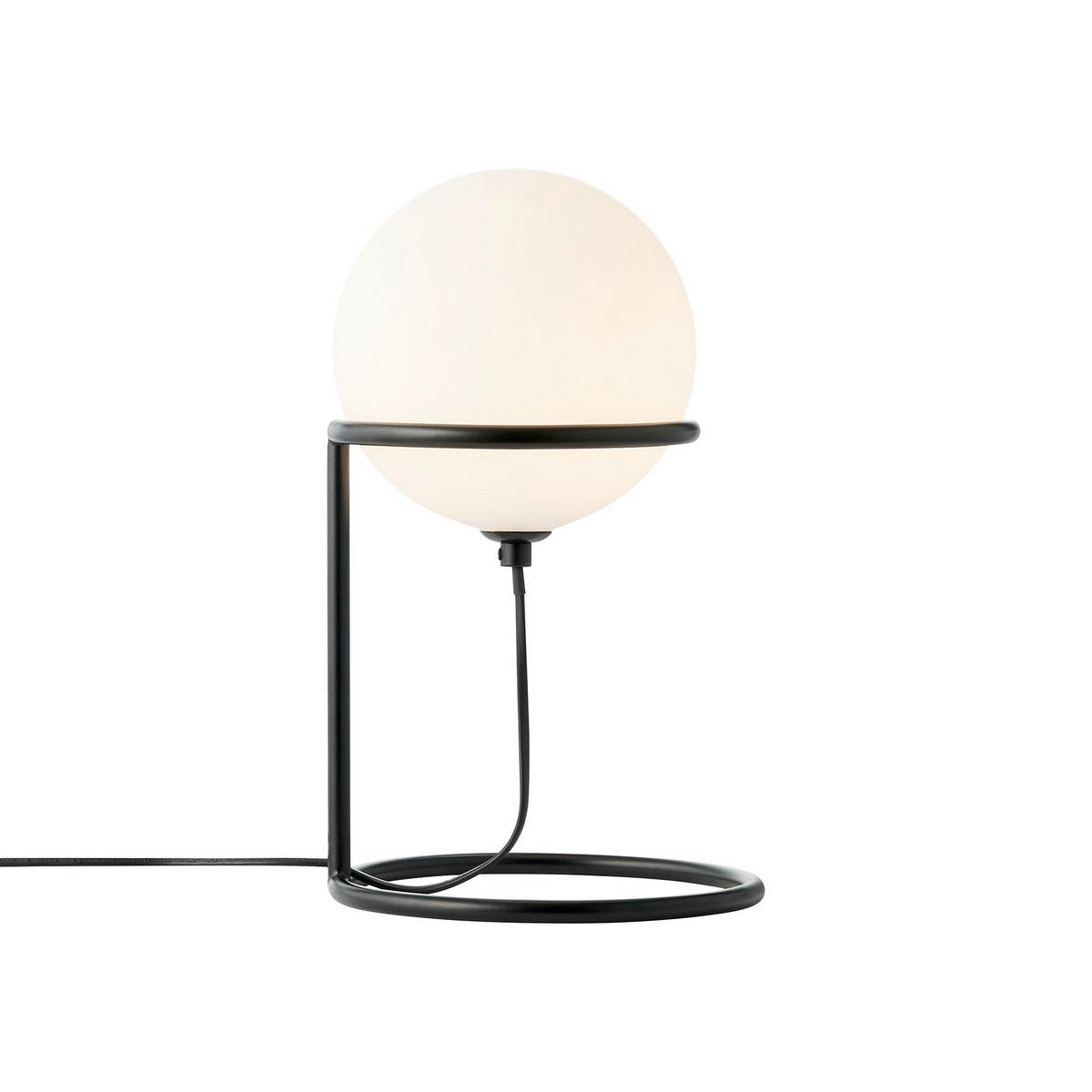 TISCHLEUCHTE Wilson 30.8/18/18 cm  - Schwarz, Design, Glas (30.8/18/18cm) - Nordlux