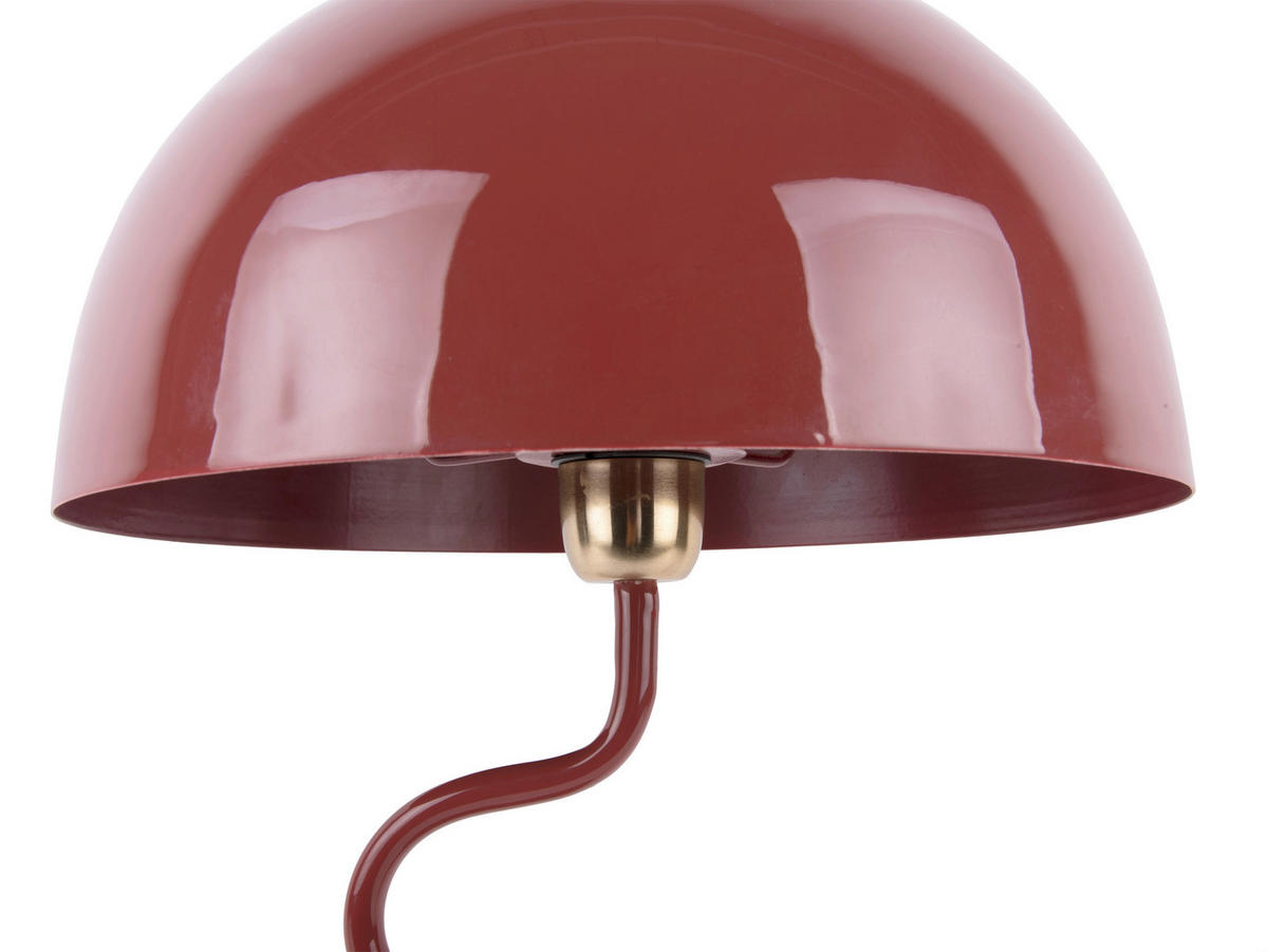 TISCHLEUCHTE Twist 31/54/31 cm   - Dunkelrot, KONVENTIONELL, Metall (31/54/31cm) - Leitmotiv
