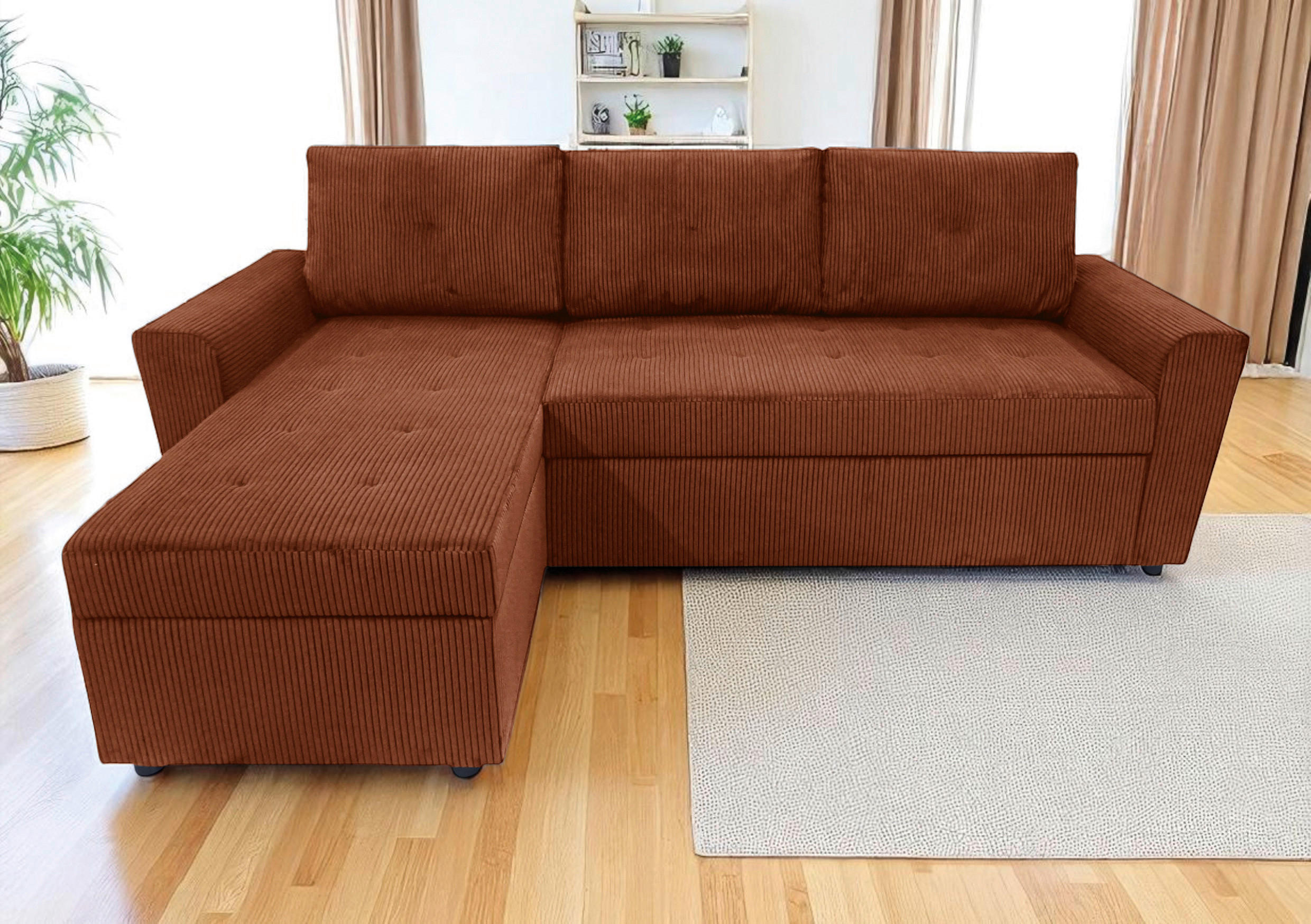 Mid.you Ecksofa Termoli Rost 231x155 cm