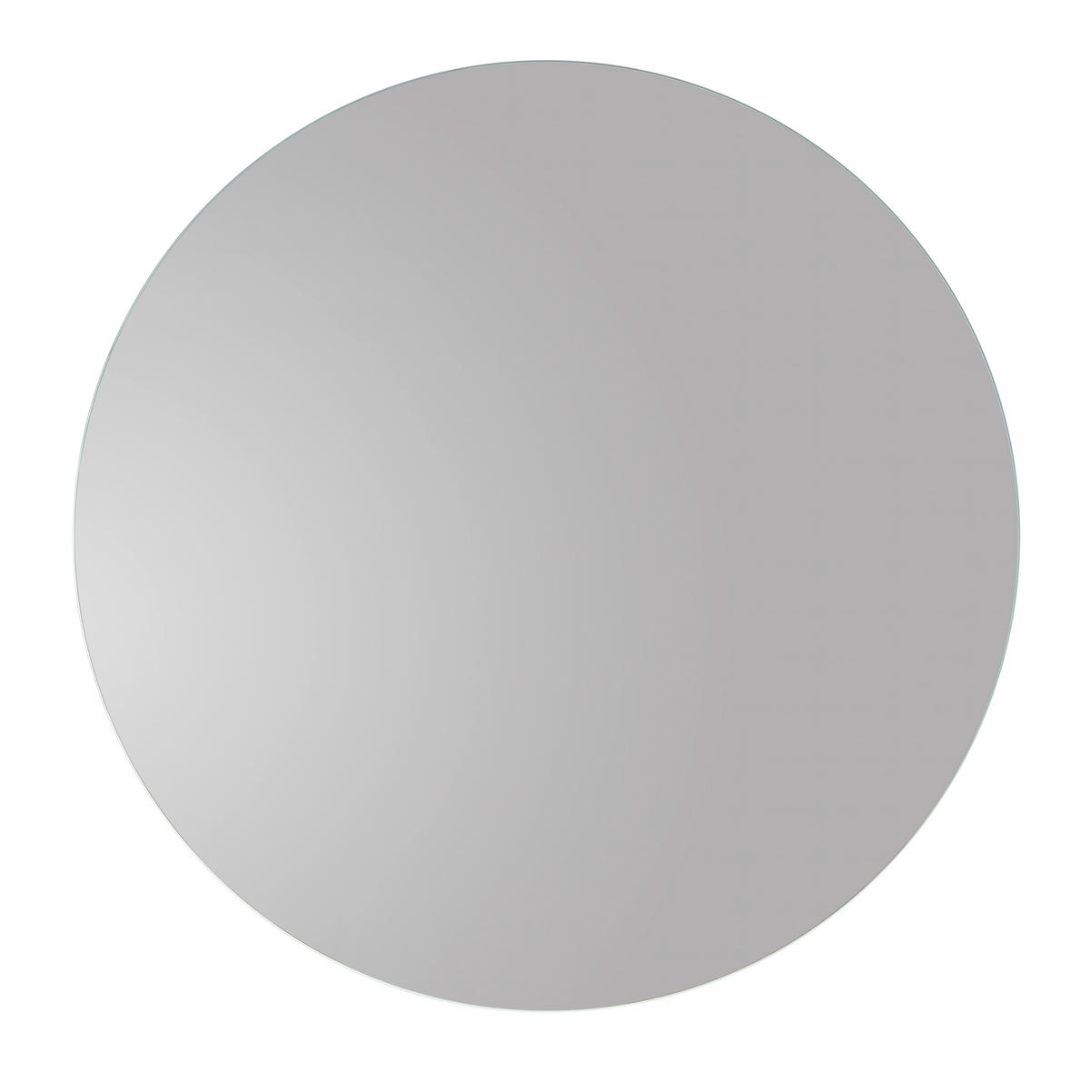 SPIEGEL 60/60/2 cm  - Klar/Graphitfarben, Design, Glas/Holzwerkstoff (60/60/2cm) - Voleo