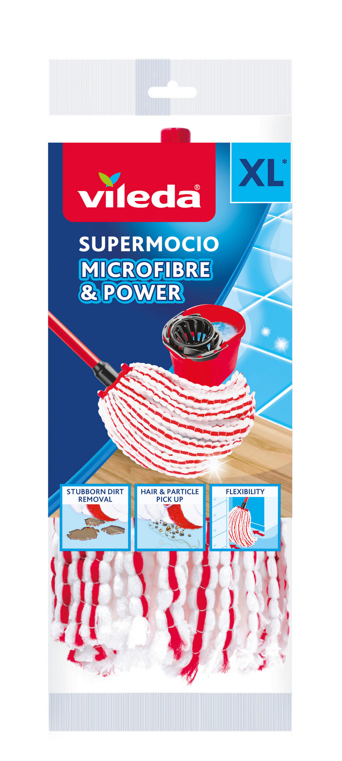 PÓTFELMOSÓFEJ - Basics (16/6/37cm) - Vileda