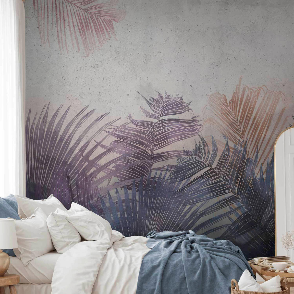 FOTOTAPETE  - Violett/Grau, LIFESTYLE, Textil (100/70cm) - artgeist