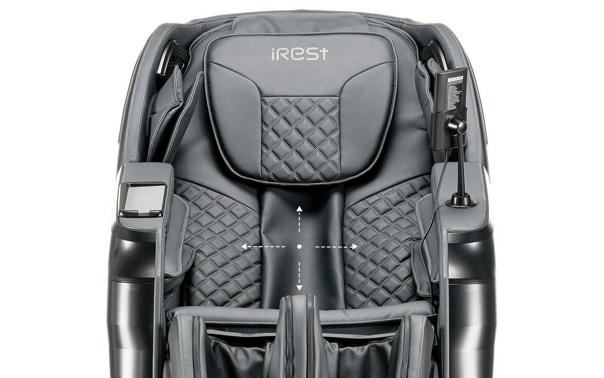 MASSAGESESSEL  mit Schwarz integrierte Lautsprecher, Relaxfunktion, Liegefunktion, Sitzheizung, Netzbetrieb, Massagefunktion, Herz-Waage-Funktion, abwischbar, ausziehbare Fußstütze, Bluetooth-Lautsprecher, Rückenlehne in S-Form  - Schwarz, Basics, Kunststoff/Textil (76/113/155-175cm) - iRest