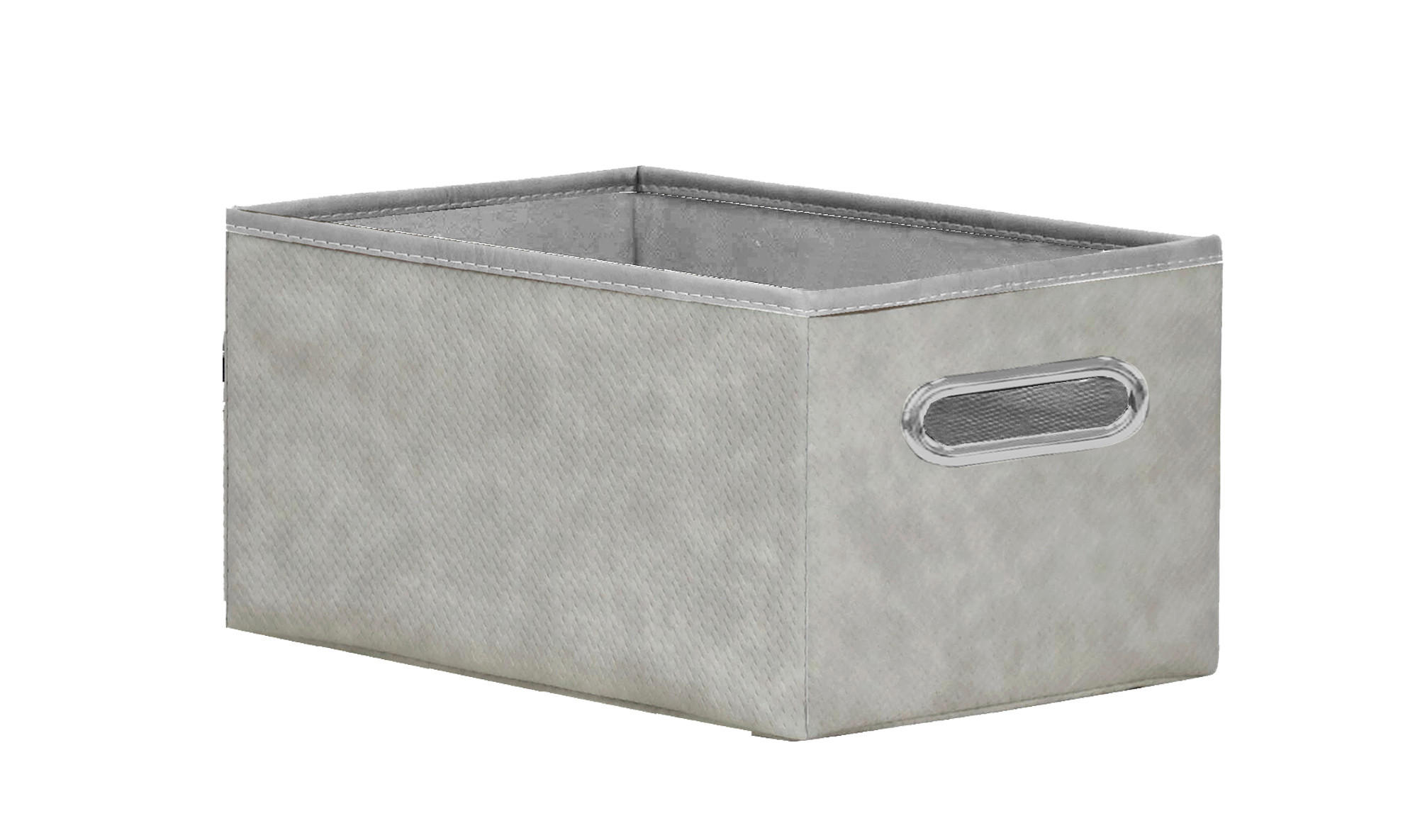 KOŠÍK DO REGÁLU, béžová - béžová, Design, textil/plast (38/28/20cm) - Ambia Home