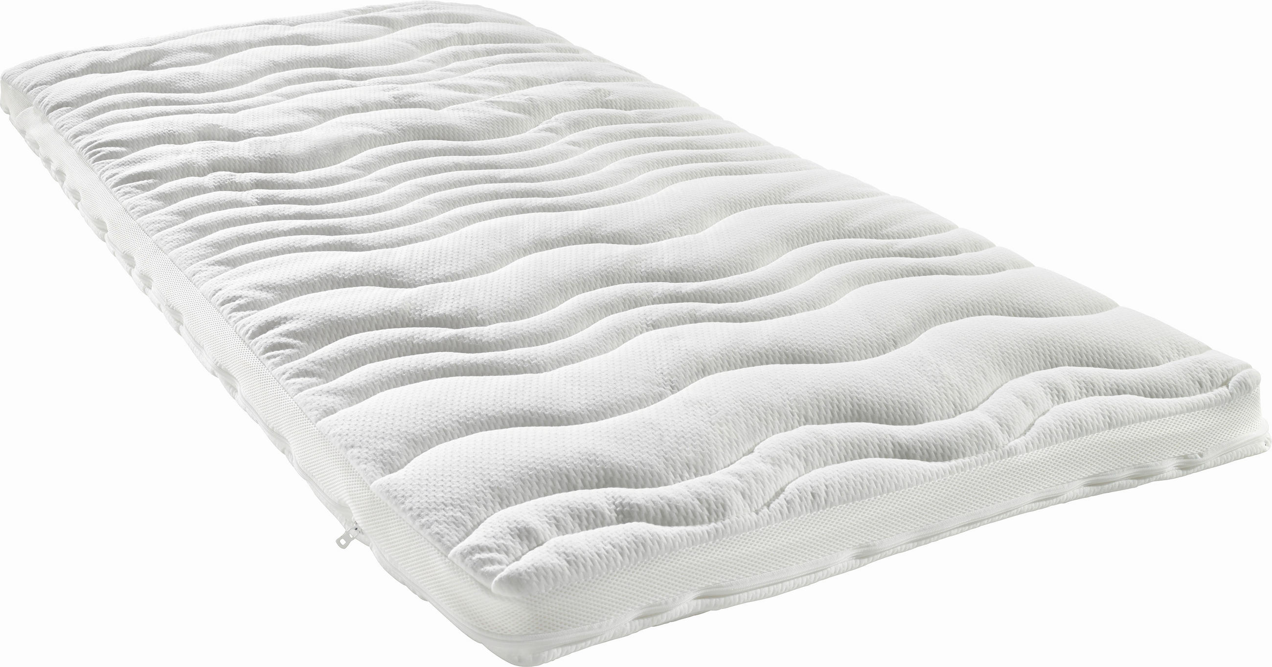 TOPPER 90/200 cm Höhe ca. 5 cm  - Weiss, Basics, Textil (90/200cm) - Sleeptex