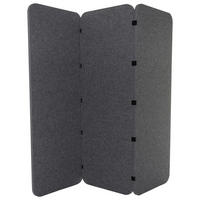 TRENNWAND Kunststoff, Textil Grau  - Grau, Basics, Kunststoff/Textil (180/160/2,5cm) - MID.YOU