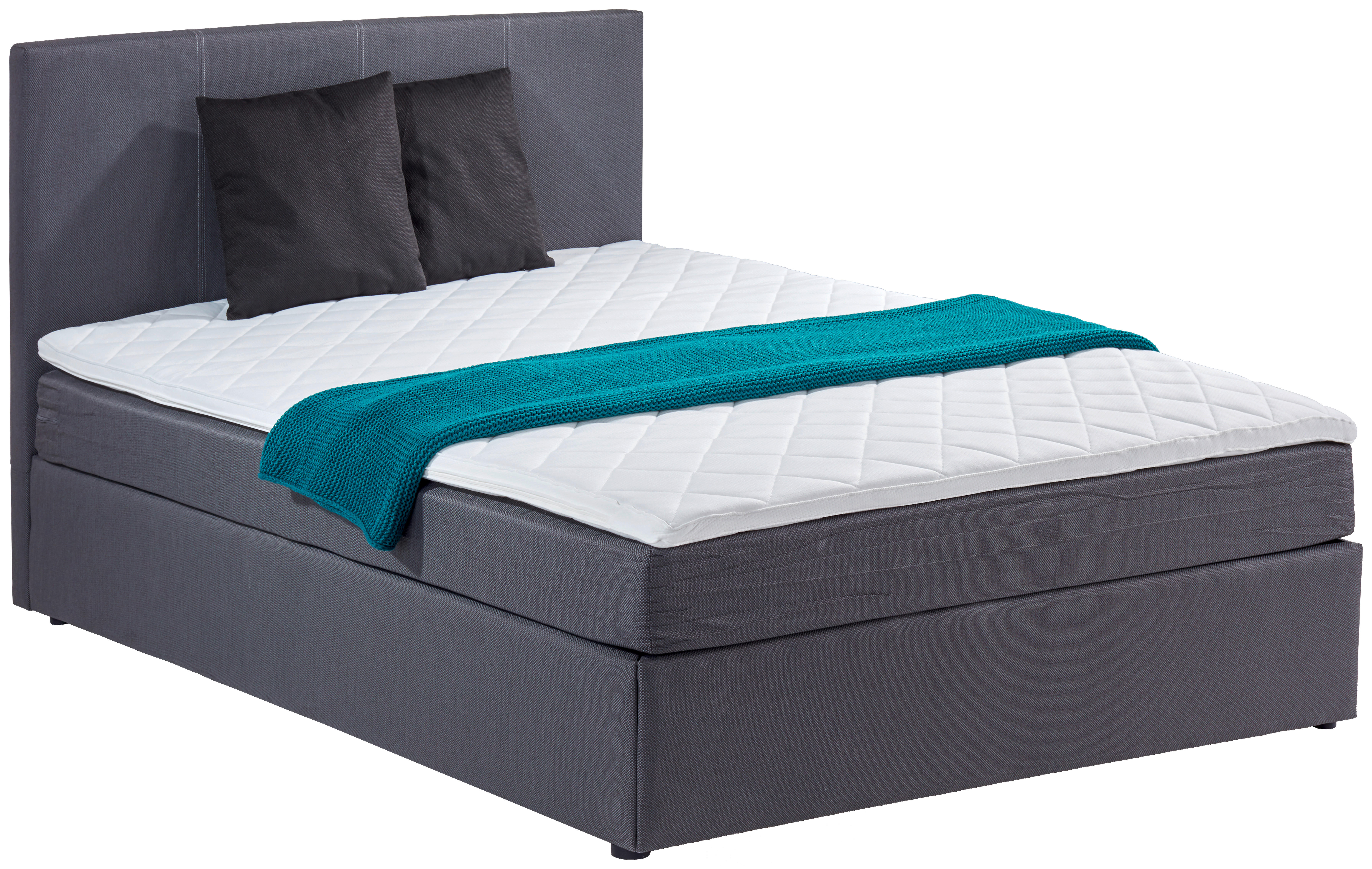 PAT TIP BOXSPRING FĂRĂ ARCURI 140/200 cm gri