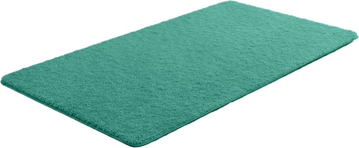 BADEMATTE Grün 60/100 cm  - Grün, Basics, Kunststoff/Textil (60/100cm) - Grund