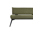 ECKBANK 235/165 cm Webstoff Schwarz, Olivgrün Buche massiv - Schwarz/Olivgrün, Basics, Holz/Textil (235/165cm) - Carryhome