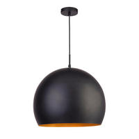 HÄNGELEUCHTE Chicago 40/165 cm  - Goldfarben/Schwarz, Basics, Metall (40/165cm)