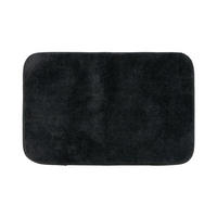 KOUPELNOVÁ PŘEDLOŽKA, 70/45 cm - černá, Basics, textil (70/45cm) - Boxxx