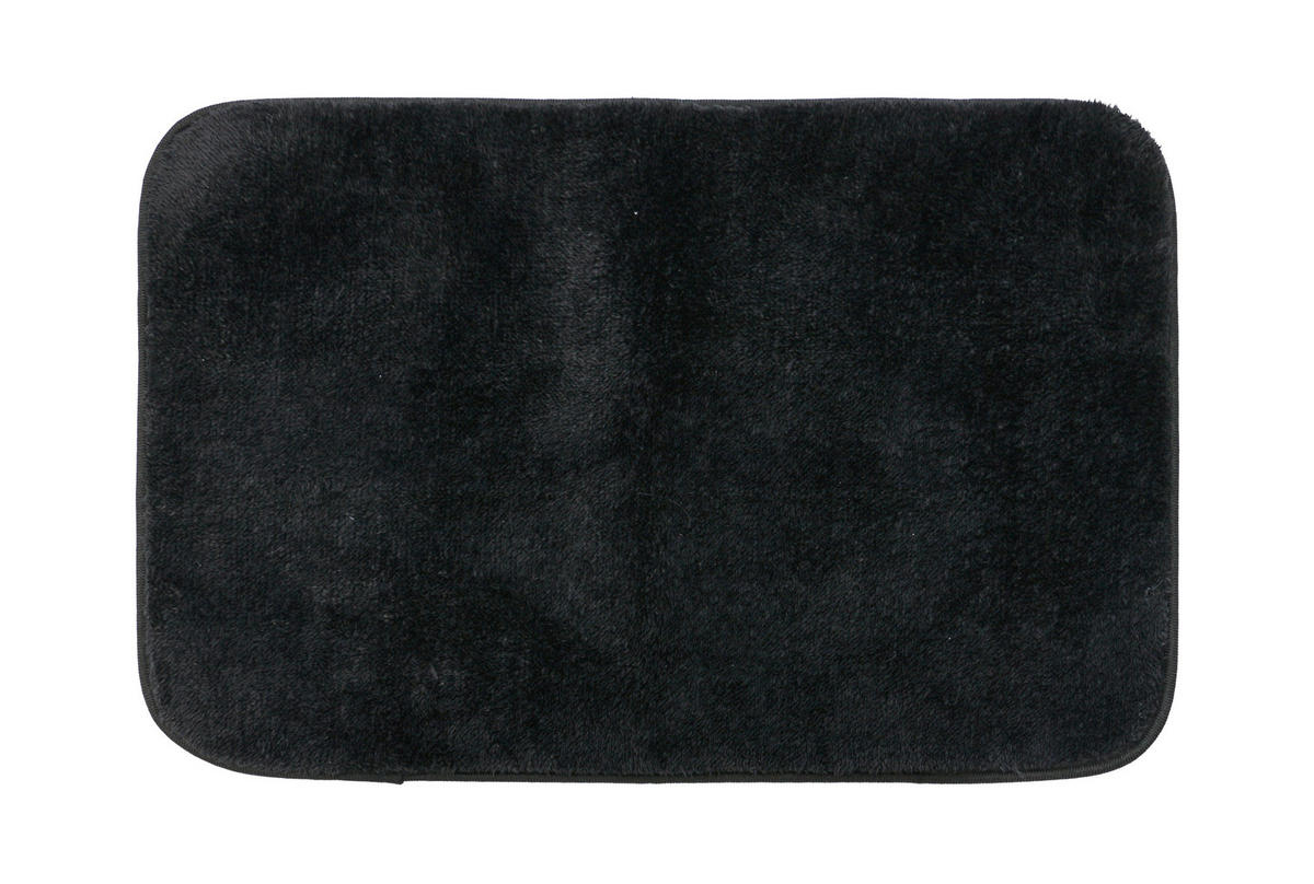 KOUPELNOVÁ PŘEDLOŽKA, 70/45 cm - černá, Basics, textil (70/45cm) - Boxxx