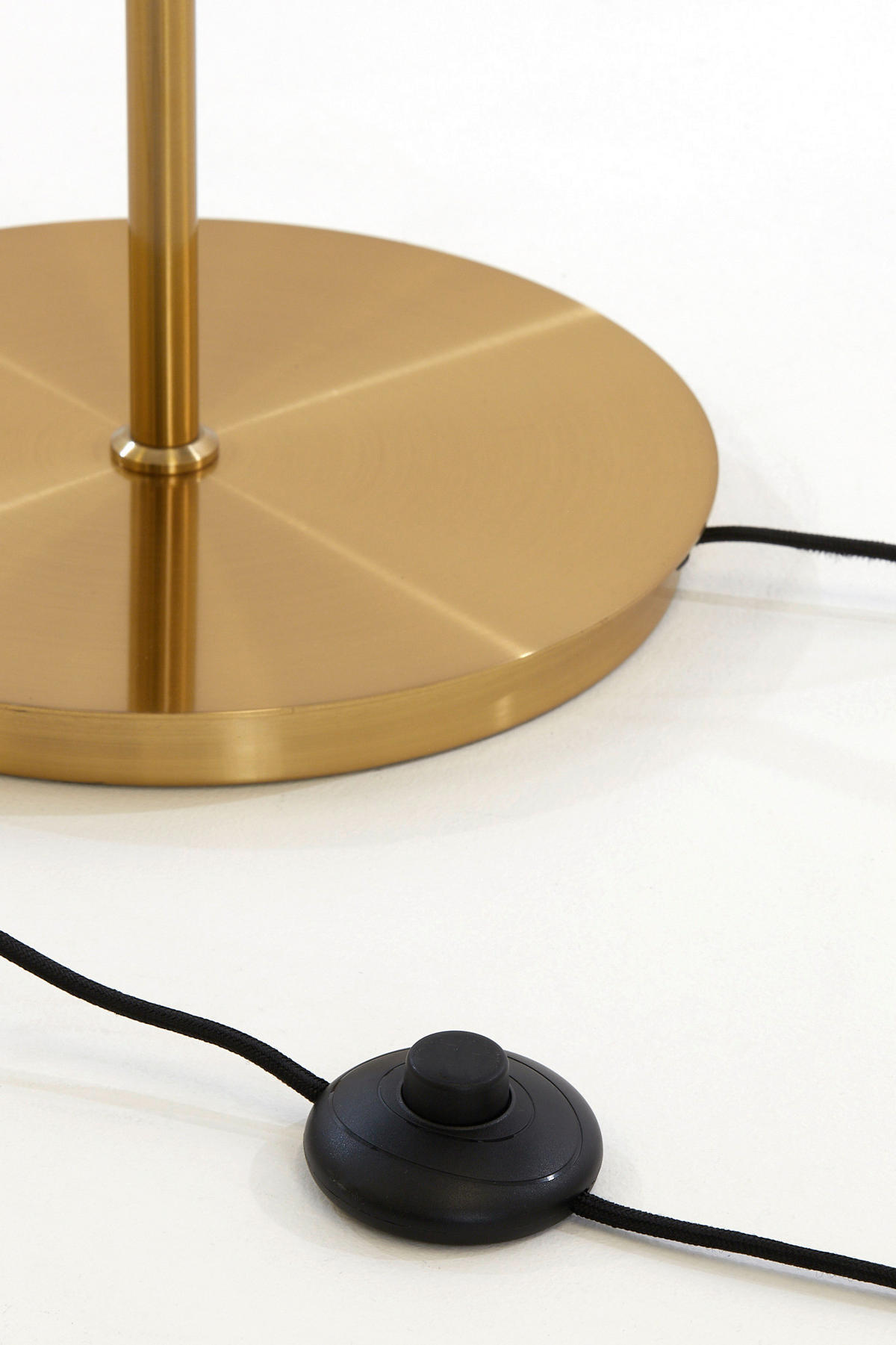 STEHLEUCHTE 42/20/182 cm    - Goldfarben, Design, Metall (42/20/182cm) - Light & Living