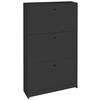 SCHUHKIPPER Flap  in 60/104/16 cm  - Anthrazit/Schwarz, Design, Holzwerkstoff/Metall (60/104/16cm) - Xora