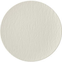 PLITVI KROŽNIK  Manufacture Rock Blanc  keramika      25/25/2,8 cm   - bela, Basics, keramika (25/25/2,8cm) - Villeroy & Boch