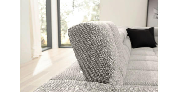 ECKSOFA Beige Flachgewebe  - Beige/Schwarz, Design, Kunststoff/Textil (213/317cm) - Hom`in