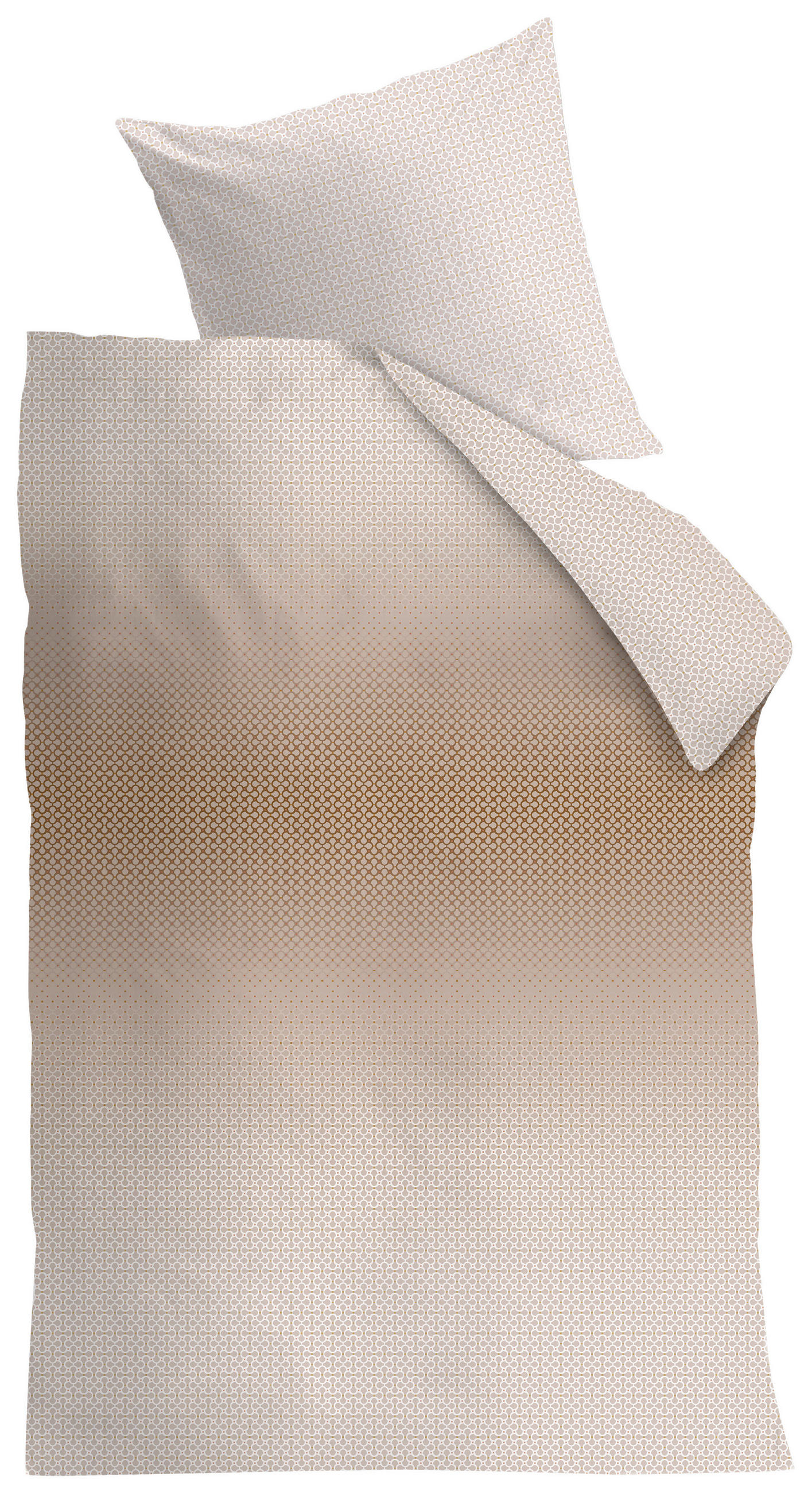 BETTWÄSCHE Nadea Satin 160/210 cm  - Sandfarben, Basics, Textil (160/210cm) - Novel