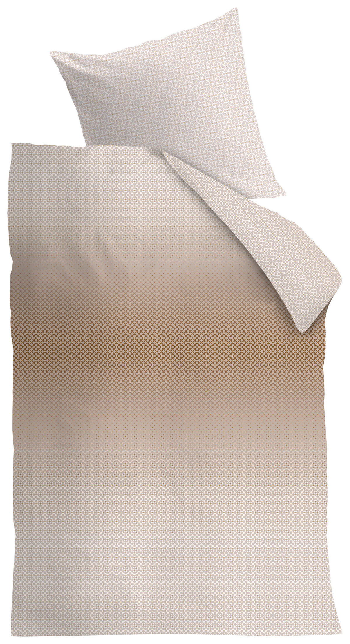 BETTWÄSCHE Nadea Satin 160/210 cm  - Sandfarben, Basics, Textil (160/210cm) - Novel