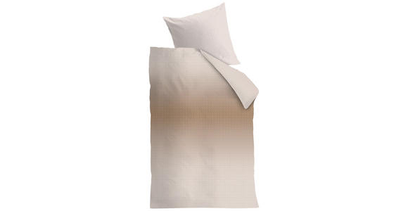 BETTWÄSCHE Nadea Satin 160/210 cm  - Sandfarben, Basics, Textil (160/210cm) - Novel