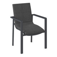 GARTENSTUHL Aluminium Grau  - Grau, MODERN, Textil/Metall (58/85/59cm) - Ambia Garden