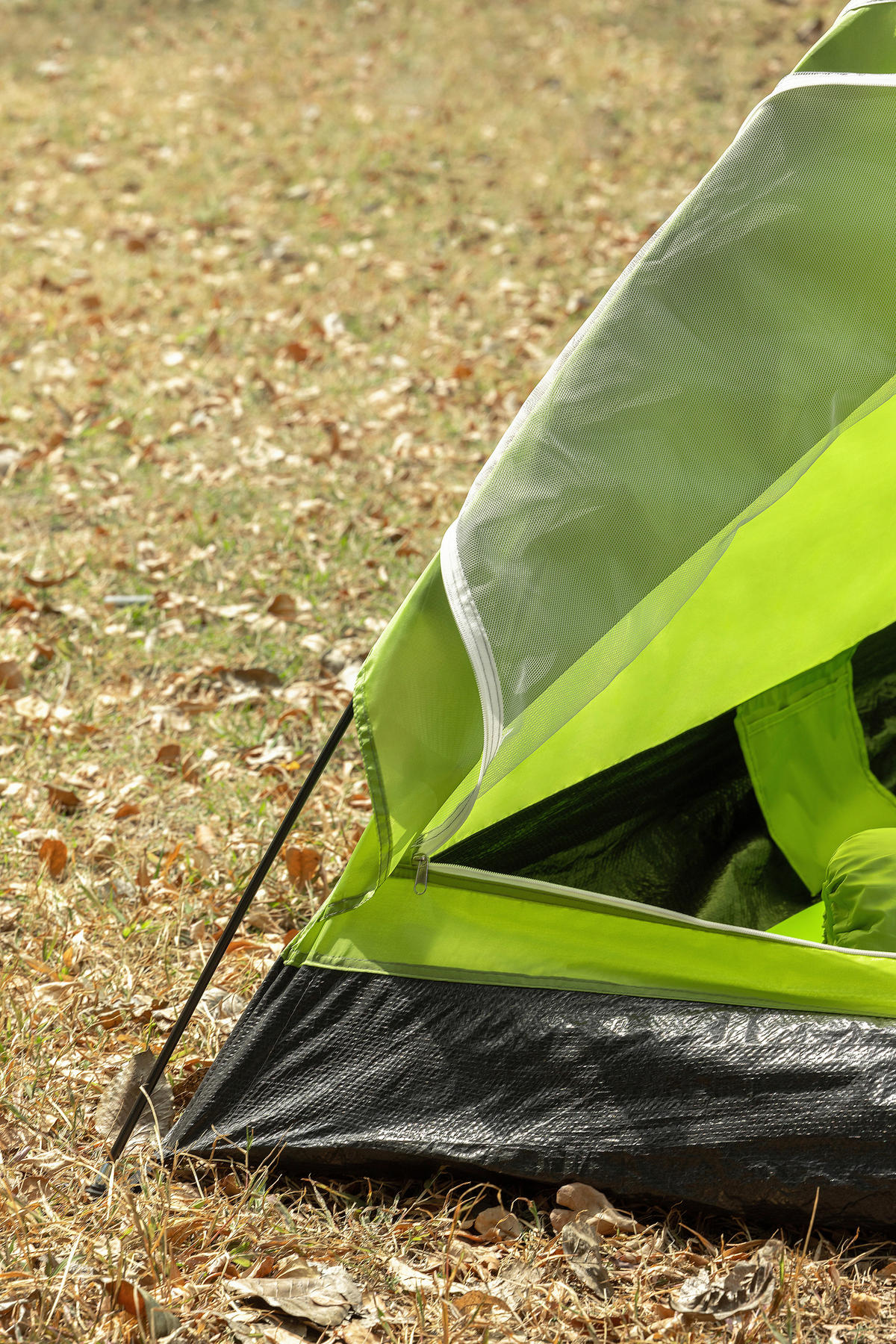 ZELT - Grün, Konventionell, Kunststoff/Textil (205/145/100cm) - Ambia Garden