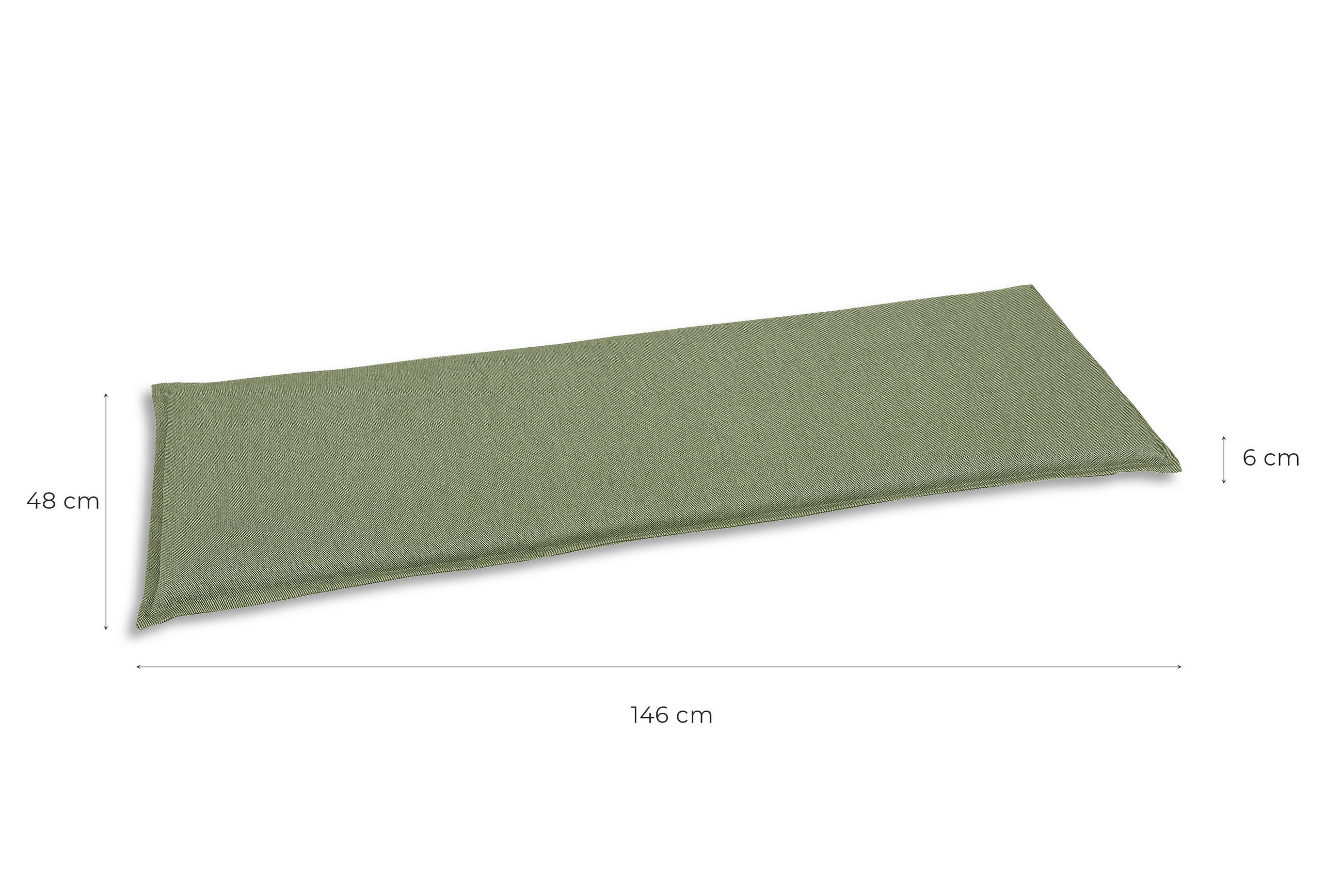BANKAUFLAGE  Uni  - Hellgrün, Basics, Textil (48/6/148cm)