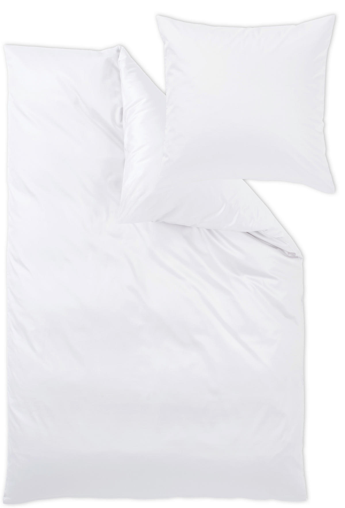 POSTELJINA UNI 200/200 cm makosaten bela  - bela, Konvencionalno, tekstil (200/200cm) - Curt Bauer