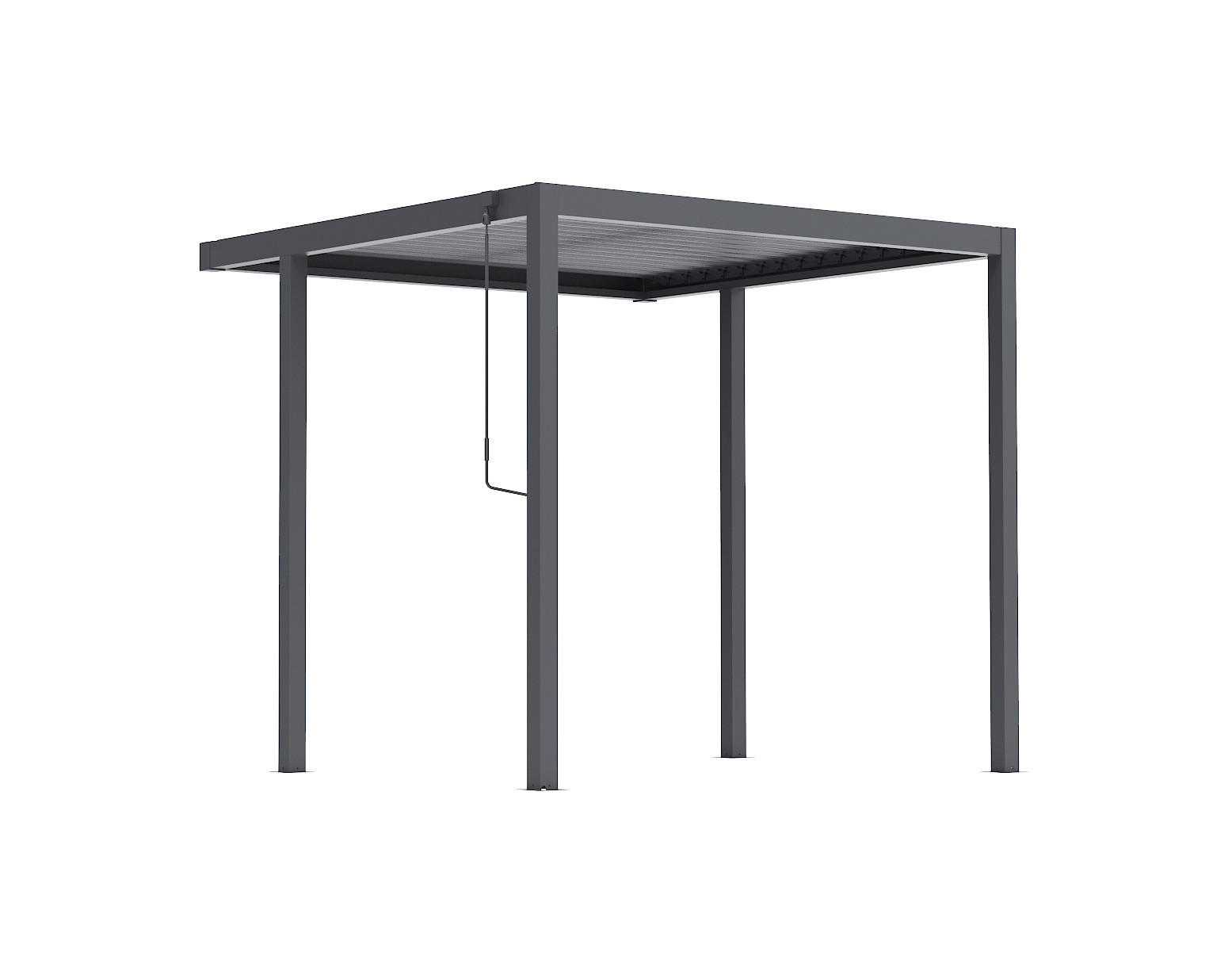 PERGOLA 258/235/258 cm  - Anthrazit, Basics, Metall (258/235/258cm) - Gardenson