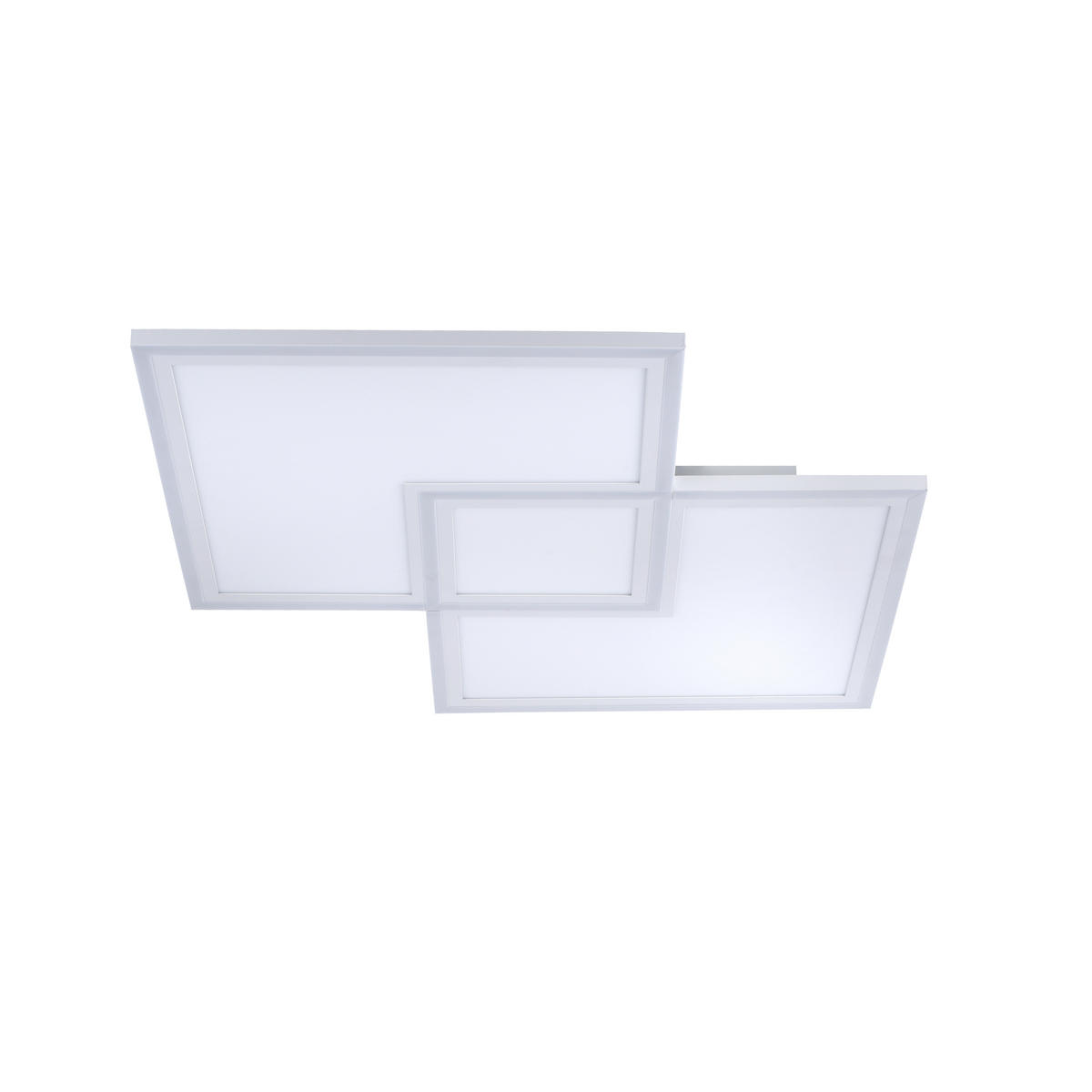 LED-DECKENLEUCHTE 51 W    67/67/5 cm  - Weiss, Trend, Kunststoff/Metall (67/67/5cm) - Novel